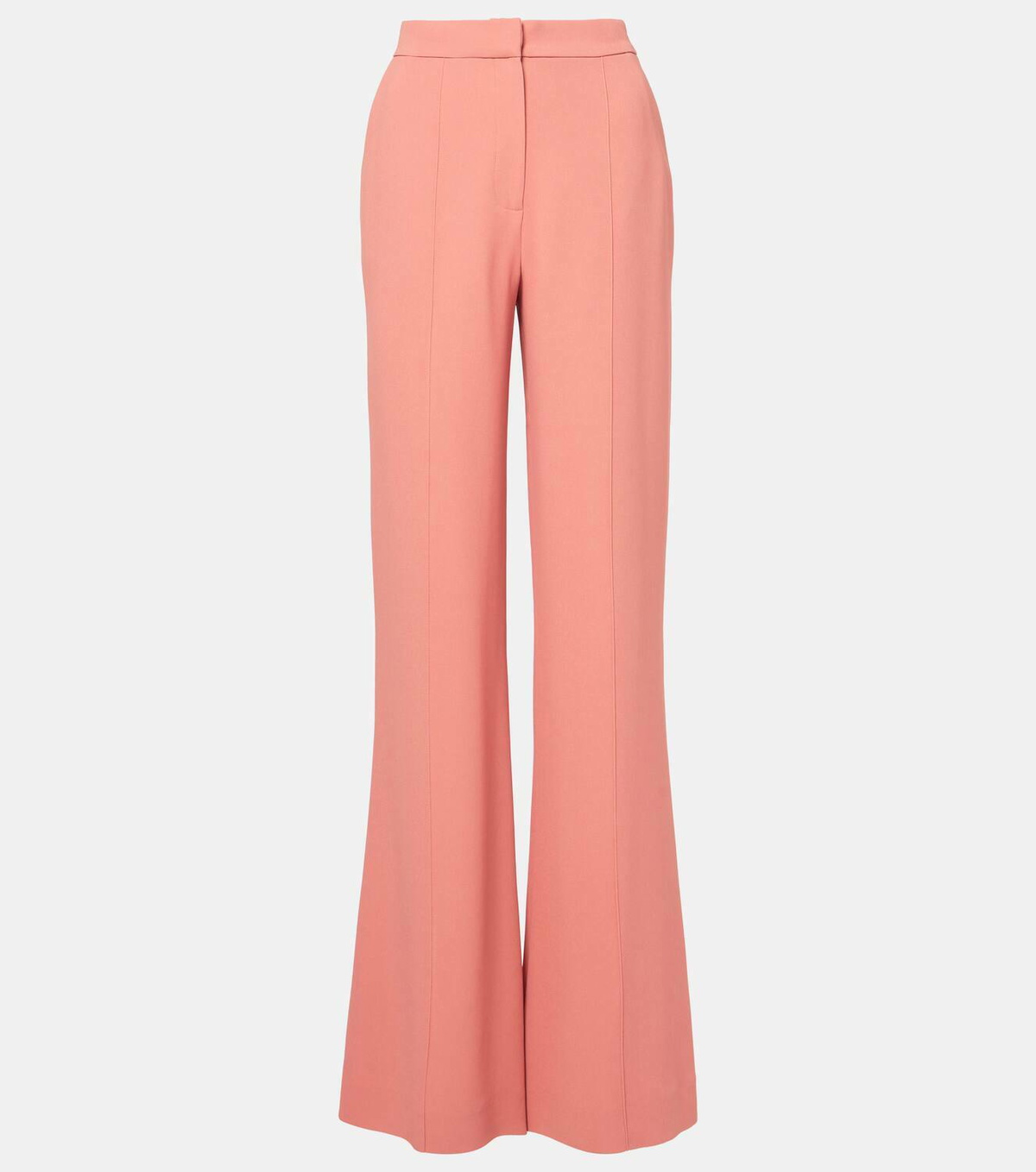 Elie Saab High-rise cady flared pants