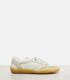Prada Speedrock leather-trimmed sneakers