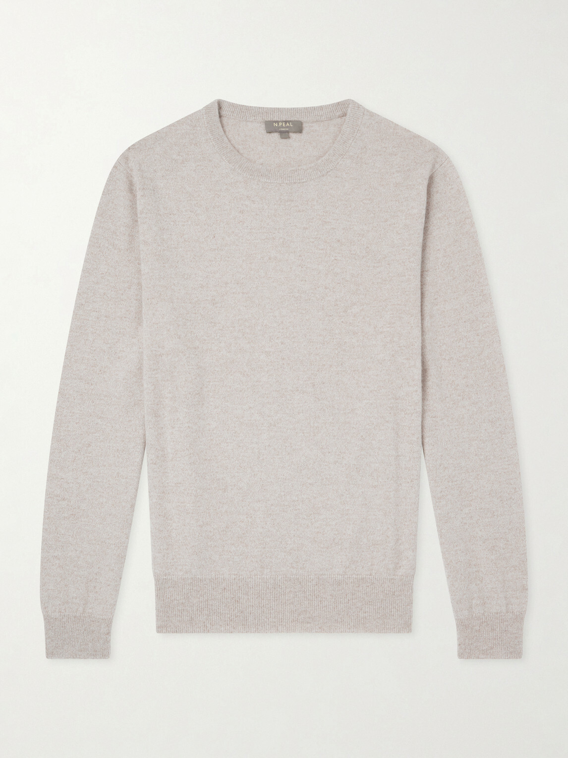 N.PEAL - Oxford Cashmere Sweater - Brown