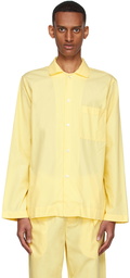 Tekla Yellow Organic Cotton Pyjama Shirt