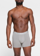 Skims Stretch-cotton Boxer Briefs set of Three Grey