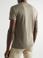 TOM FORD - Lyocell and Cotton-Blend Jersey T-Shirt - Brown