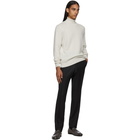 Ermenegildo Zegna White Premium Cashmere Turtleneck