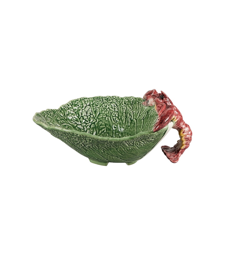 Photo: Bordallo Pinheiro Cabbage With Lobsters salad bowl