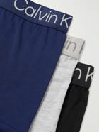 Calvin Klein Underwear - Ultra Soft Modern Three-Pack Stretch-Modal Trunks - Blue