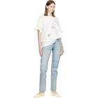 MM6 Maison Margiela Off-White Horse Print Cotton T-shirt
