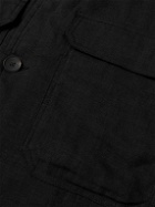 Mr P. - Linen Overshirt - Black