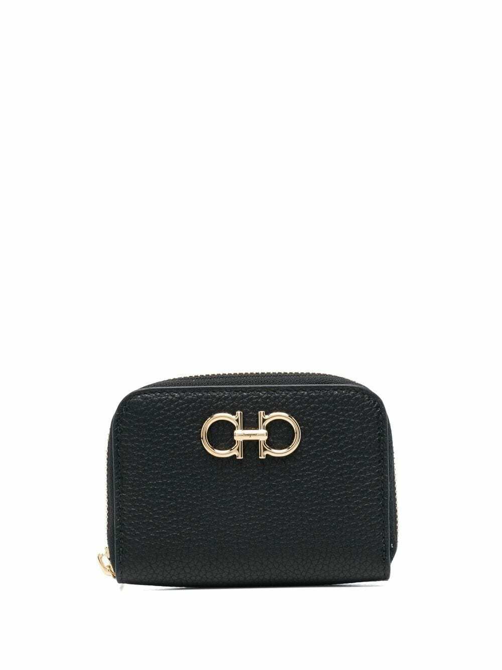 Ferragamo Women's Portacarte Gancini Black