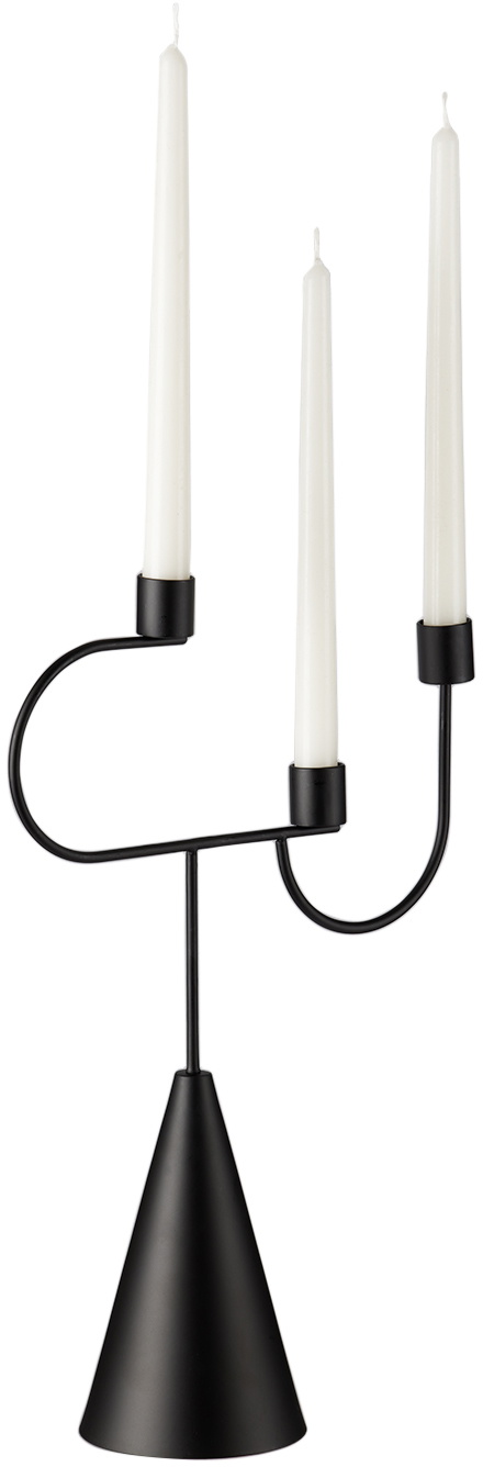 ferm LIVING Black Avant Candelabra