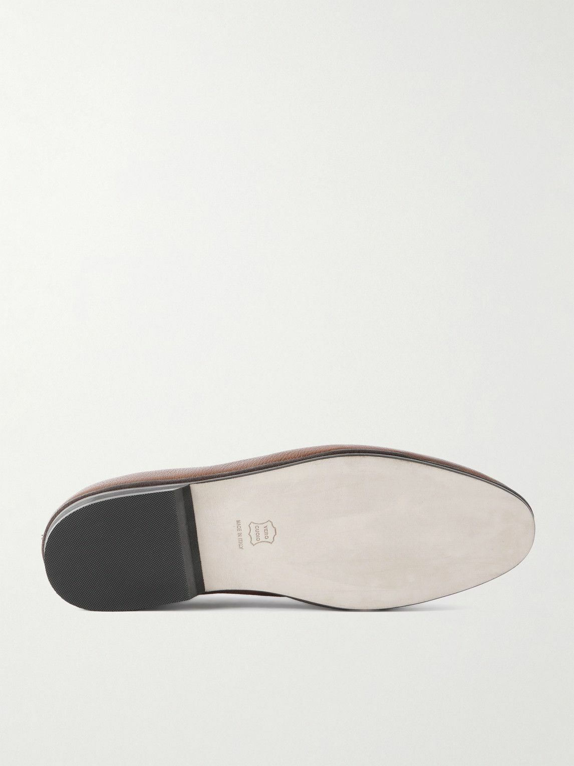 Rubinacci - Tasseled Full-Grain Leather Loafers - Brown