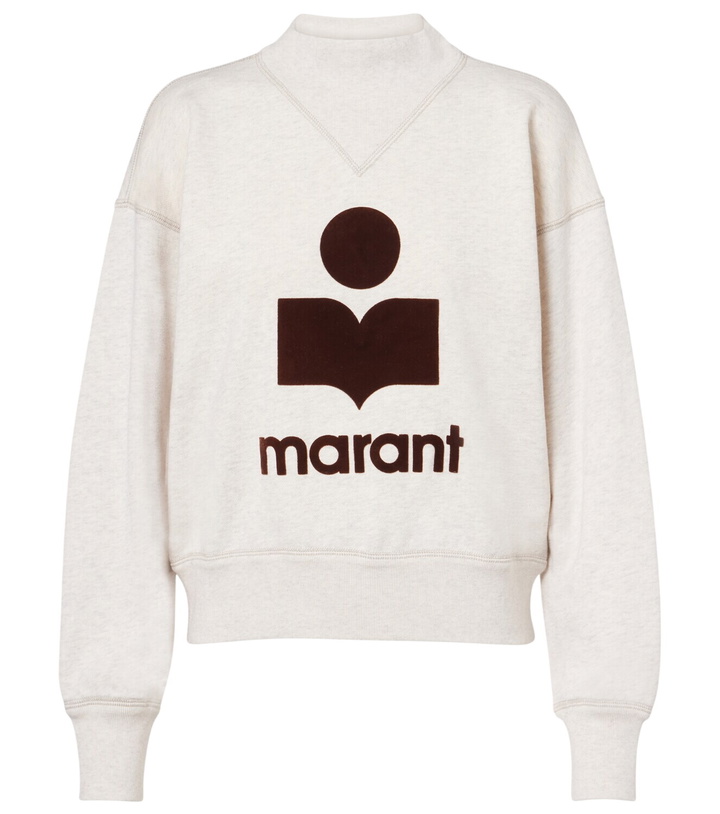 Photo: Marant Etoile Moby logo cotton-blend sweatshirt