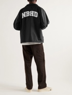 Neighborhood - Brooks Logo-Appliquéd Nylon Jacket - Black