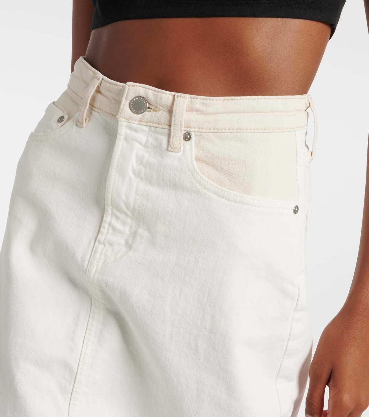 AG Jeans Denim maxi skirt