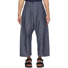 Blue Blue Japan Indigo Supima Cotton Wide Trousers