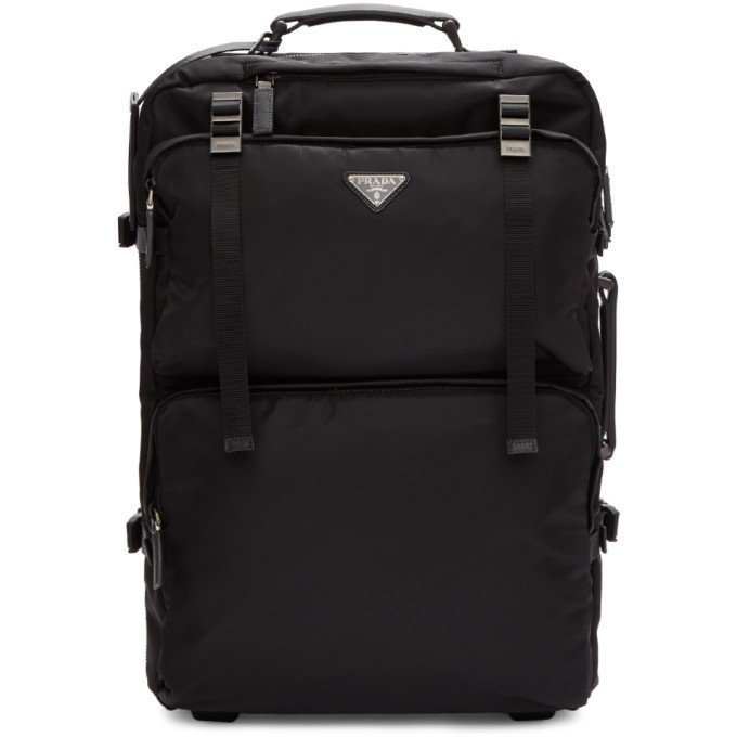 Photo: Prada Black Logo Suitcase