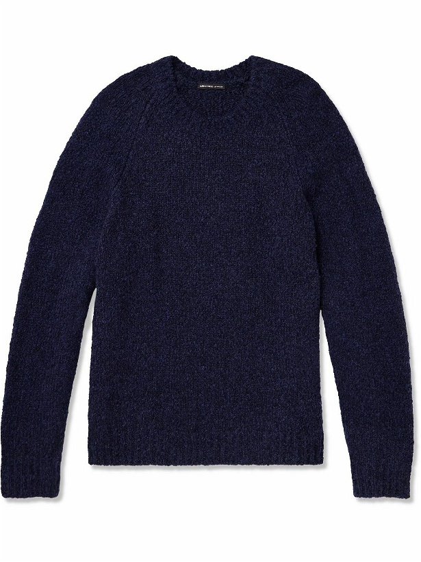 Photo: James Perse - Oversized Knitted Sweater - Blue