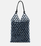 Staud Karla beaded top-handle bag