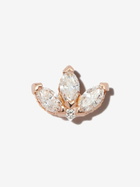 MARIA TASH 18K Rose Gold Lotus Diamond Earring