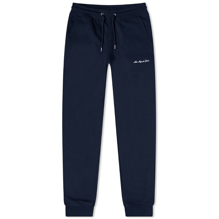 Photo: MKI Men's Embroidered Embassy Logo Sweat Pant in Navy