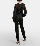 Max Mara Single-breasted jumpsuit