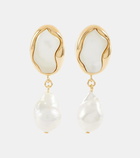 Chloé Sybil baroque faux pearl earrings