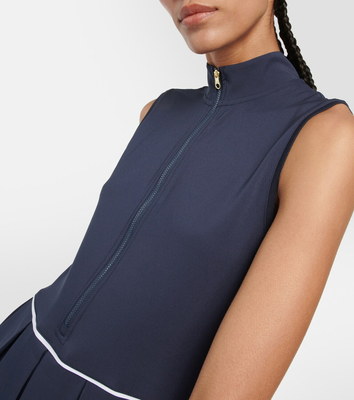 Varley Dalton pleated minidress