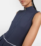 Varley Dalton pleated minidress