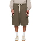 Fear of God ESSENTIALS Khaki Cargo Basketball Shorts