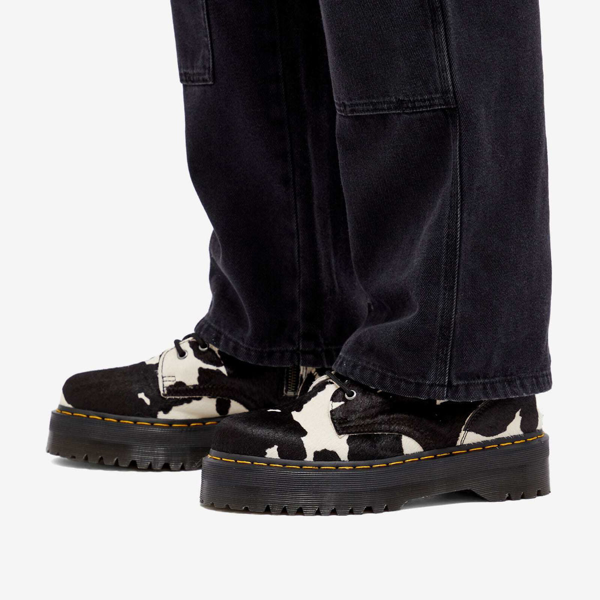 Cow print doc on sale martens