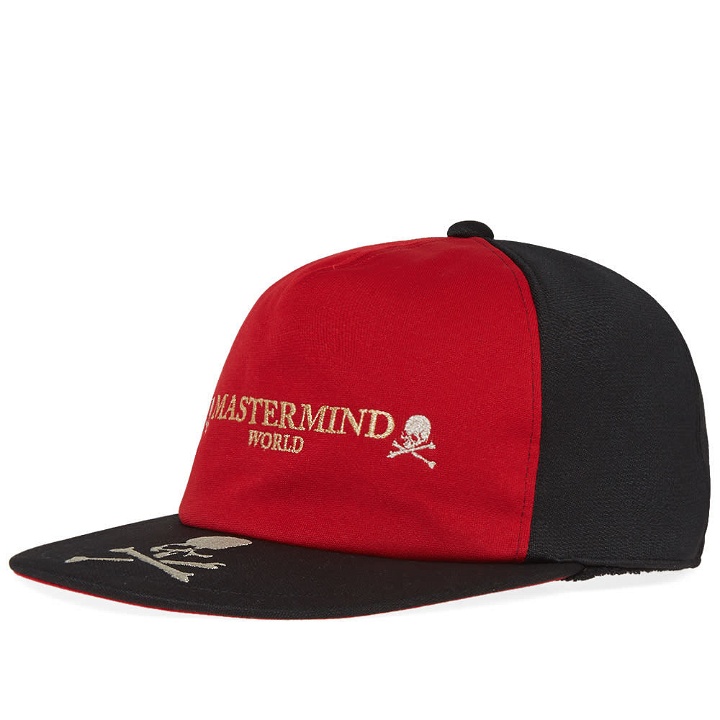 Photo: MASTERMIND WORLD Skull Embroidered Cap Red