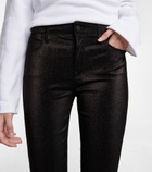 Rta - Madrid metallic mid-rise skinny jeans