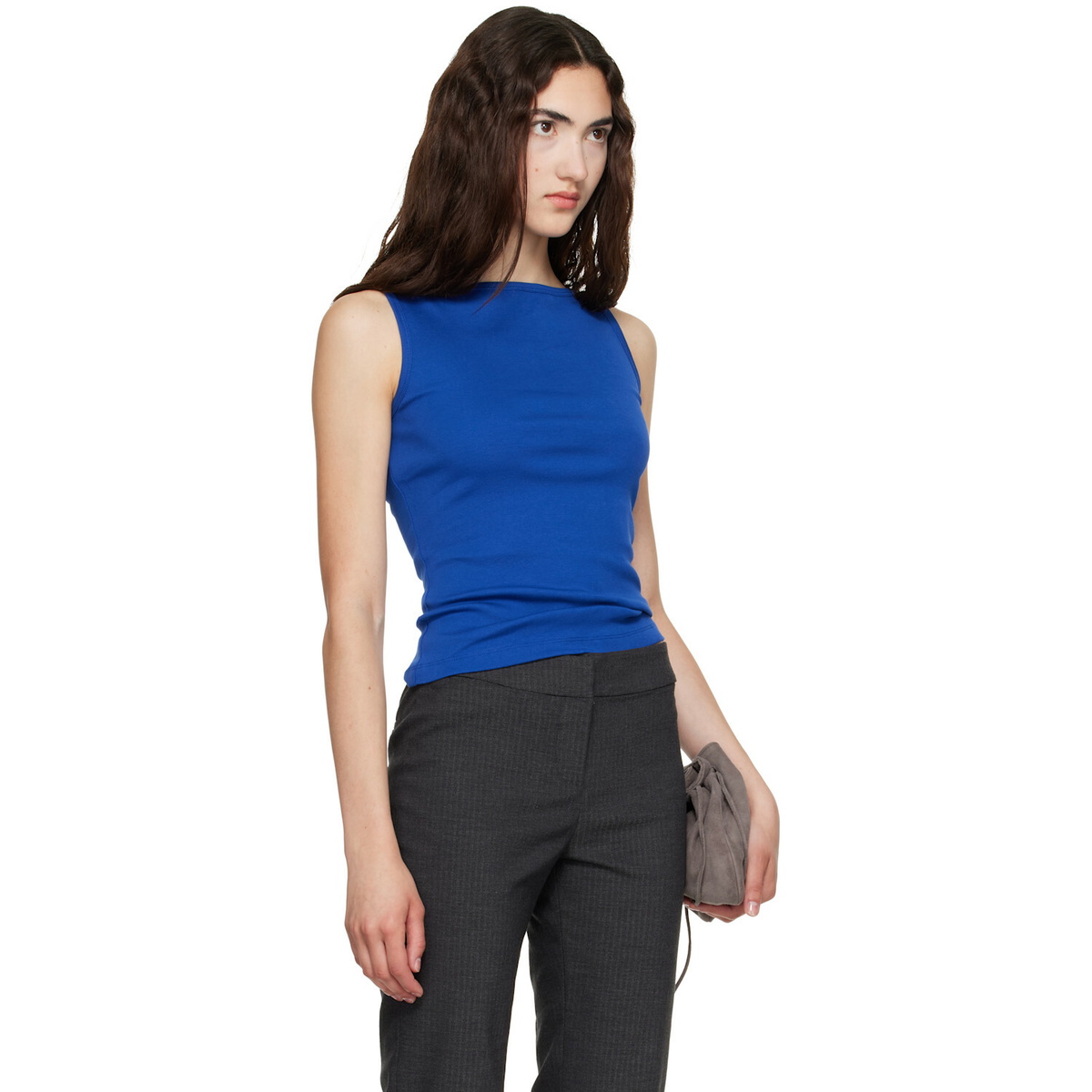 FLORE FLORE Blue Timmi Tank Top
