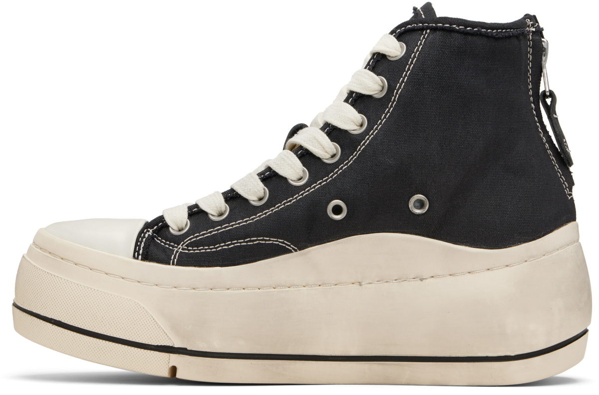 R13 Black Kurt High Top Sneakers