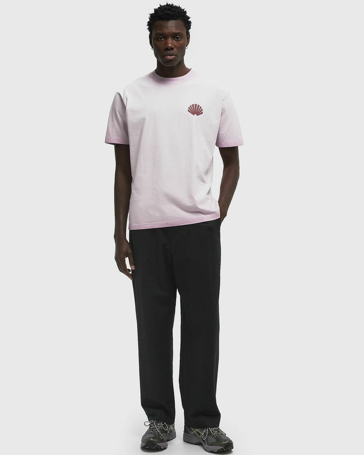 New Amsterdam LOGO TEE pink Mens Shortsleefe