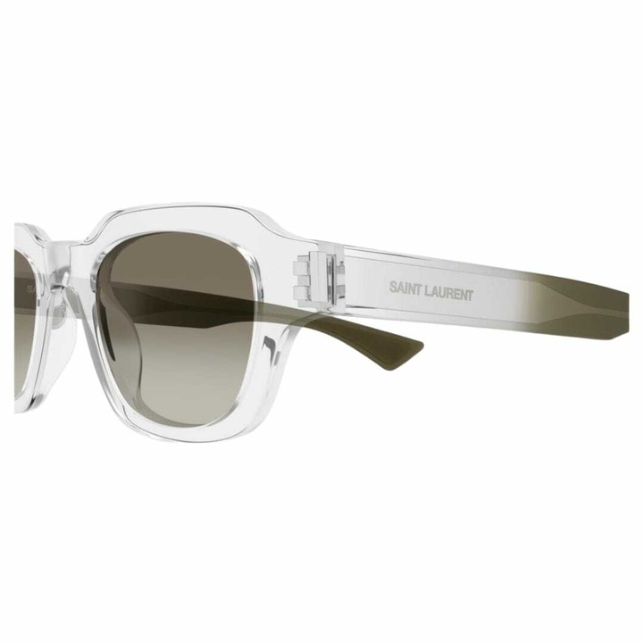 Photo: Saint Laurent Eyewear Sl 791004 Crystal Crystal Green