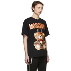 Moschino Black Ring Leader Bear T-Shirt