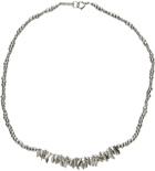 Isabel Marant Silver Truly Leafy Necklace