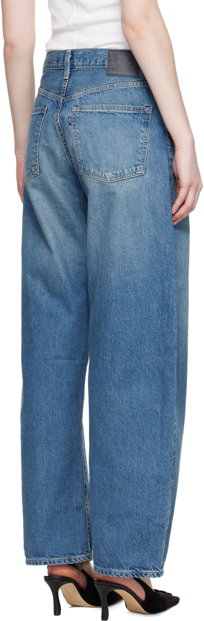 Levi's Blue Drop Barrel Jeans