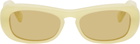RETROSUPERFUTURE Yellow Sugo Sunglasses