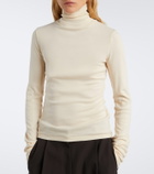 The Row Camron cotton jersey turtleneck top