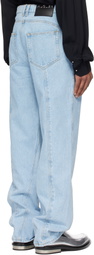 Mugler Blue Straight Leg Jeans