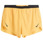 Nike Running Men's Nike Men's AeroSwift Dri-FIT ADV Running Shorts in Laser Orange/Black