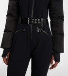 Moncler Grenoble Belted down ski suit