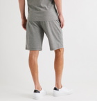 Paul Smith - Honeycomb Cotton-Blend Jersey Drawstring Shorts - Gray