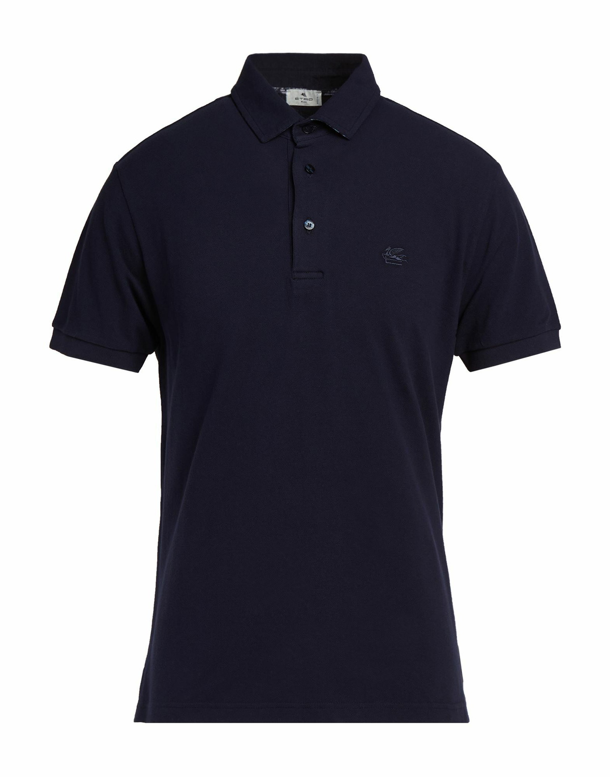 Etro Mens Polo shirt Midnight in Blue