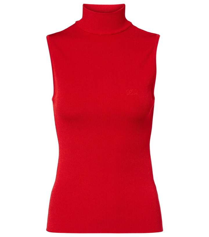 Photo: Loewe Double L ribbed-knit top