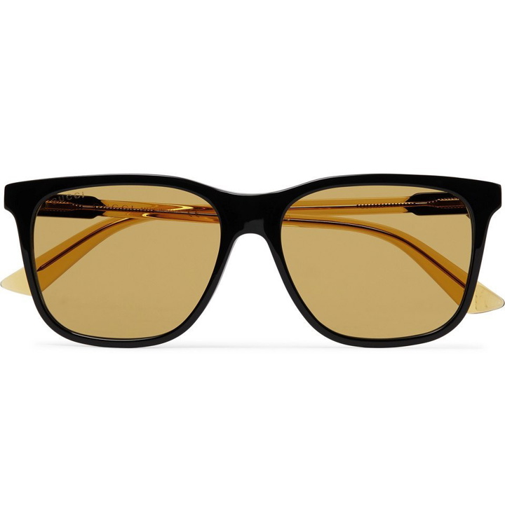 Photo: Gucci - Square-Frame Acetate Sunglasses - Black