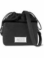 Maison Margiela - Logo-Appliquéd Full-Grain Leather and Canvas Camera Bag