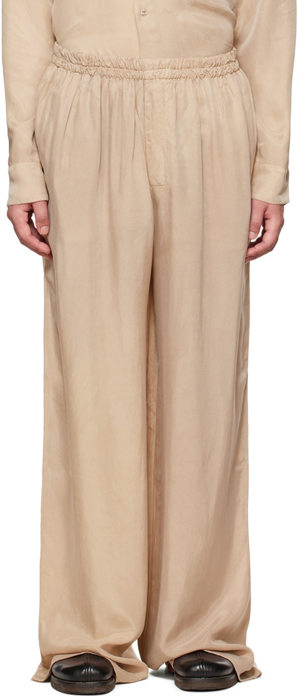 Photo: Gabriela Coll Garments SSENSE Exclusive Beige No.158 Trousers