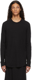 Julius Black Seamed Cut & Sewn Round Hem T-Shirt